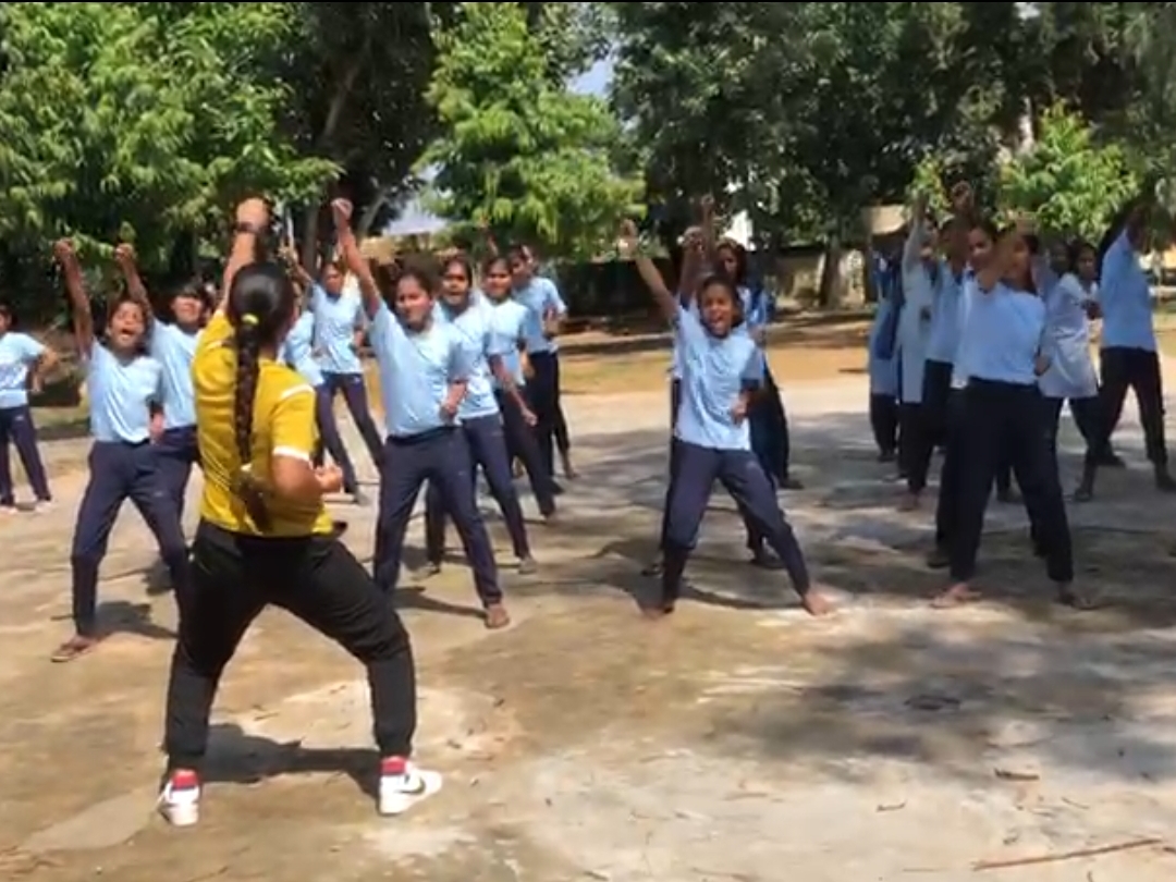 Self Defense :- Our daughters are learning Guru under Rani Laxmibai ...