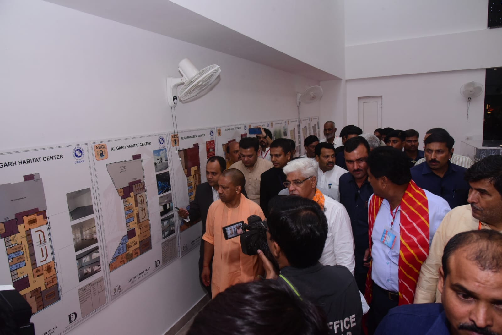 The commissioner will now supervise the construction, inaugurated the