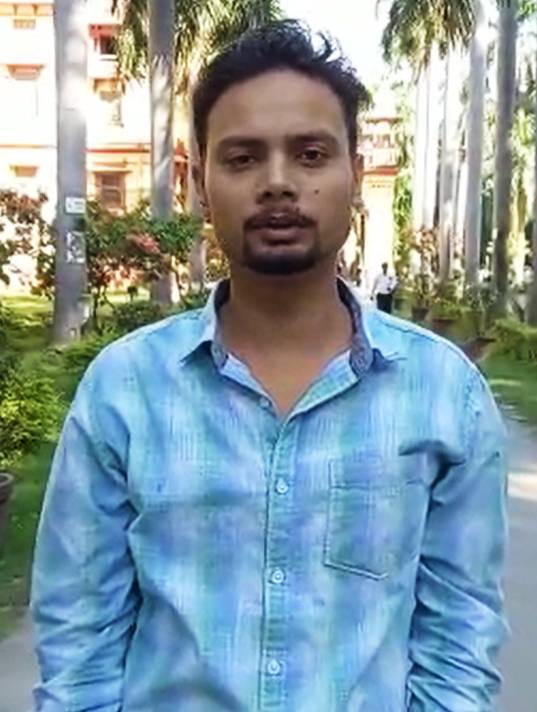 छात्र पुनीत मिश्रा, इकाई मंत्री, ABVP-BHU।