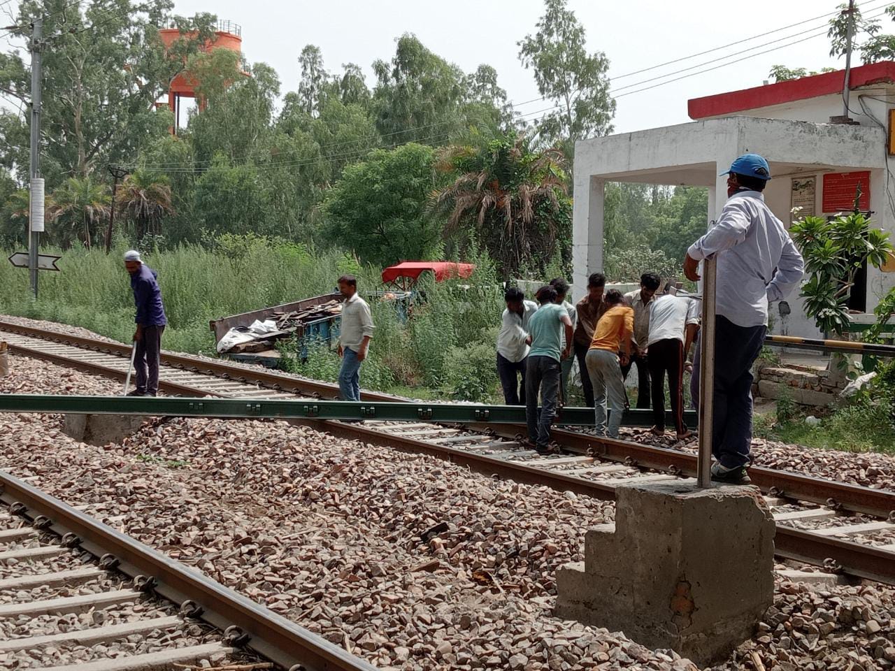 Due to the repair work on the railway track, there will be diversion ...
