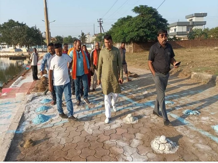छावनी और खुर्सीपार तालाब की अव्यवस्था को लेकर दया सिंह ने जताई नाराजगी