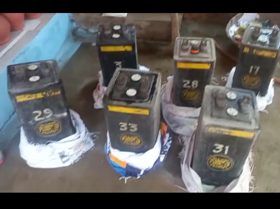 Six batteries stolen from signal department recovered, three including
