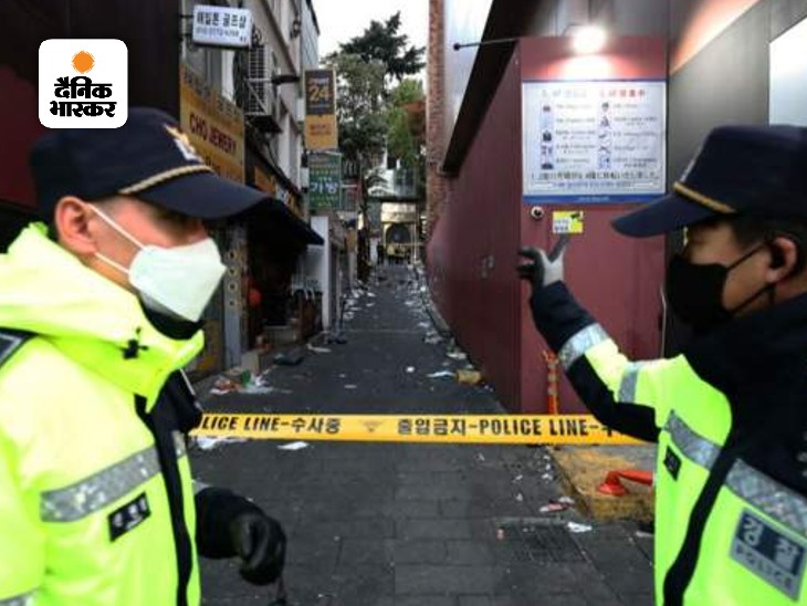 ये तस्वीर उसी संकरी गली की है, जहां भगदड़ मची। पुलिस ने फिलहाल इलाके को सील कर दिया है। मामले की जांच की जा रही है।