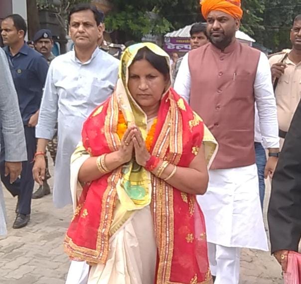 बीजेपी प्रत्याशी कुसुम देवी।