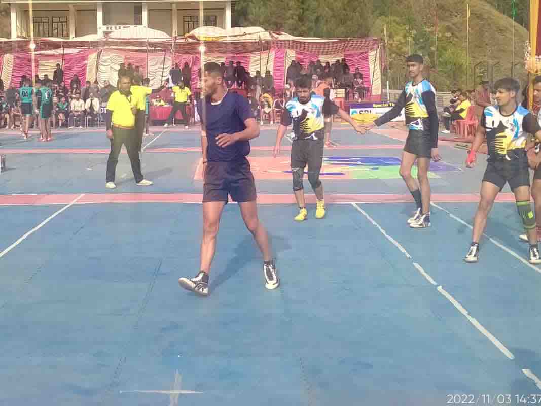 Inter College Kabaddi Competition in Rohru Semifinals and final matches
