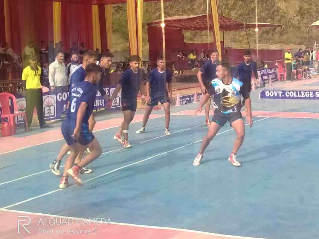 Inter College Kabaddi Competition in Rohru Semifinals and final matches
