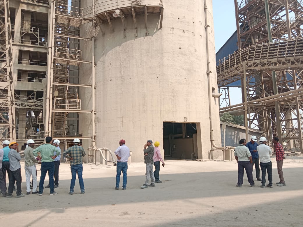 Accident during checking of safety standards at Maihar's KJS Cement