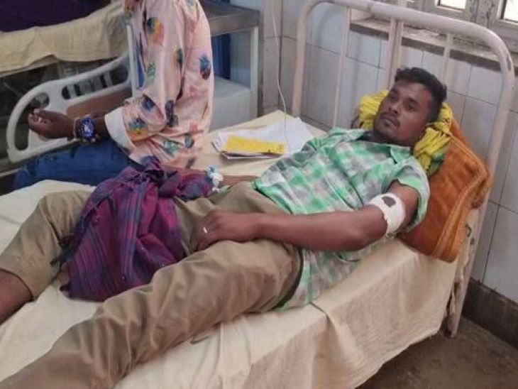 अस्पताल में भर्ती तीसरा घायल।