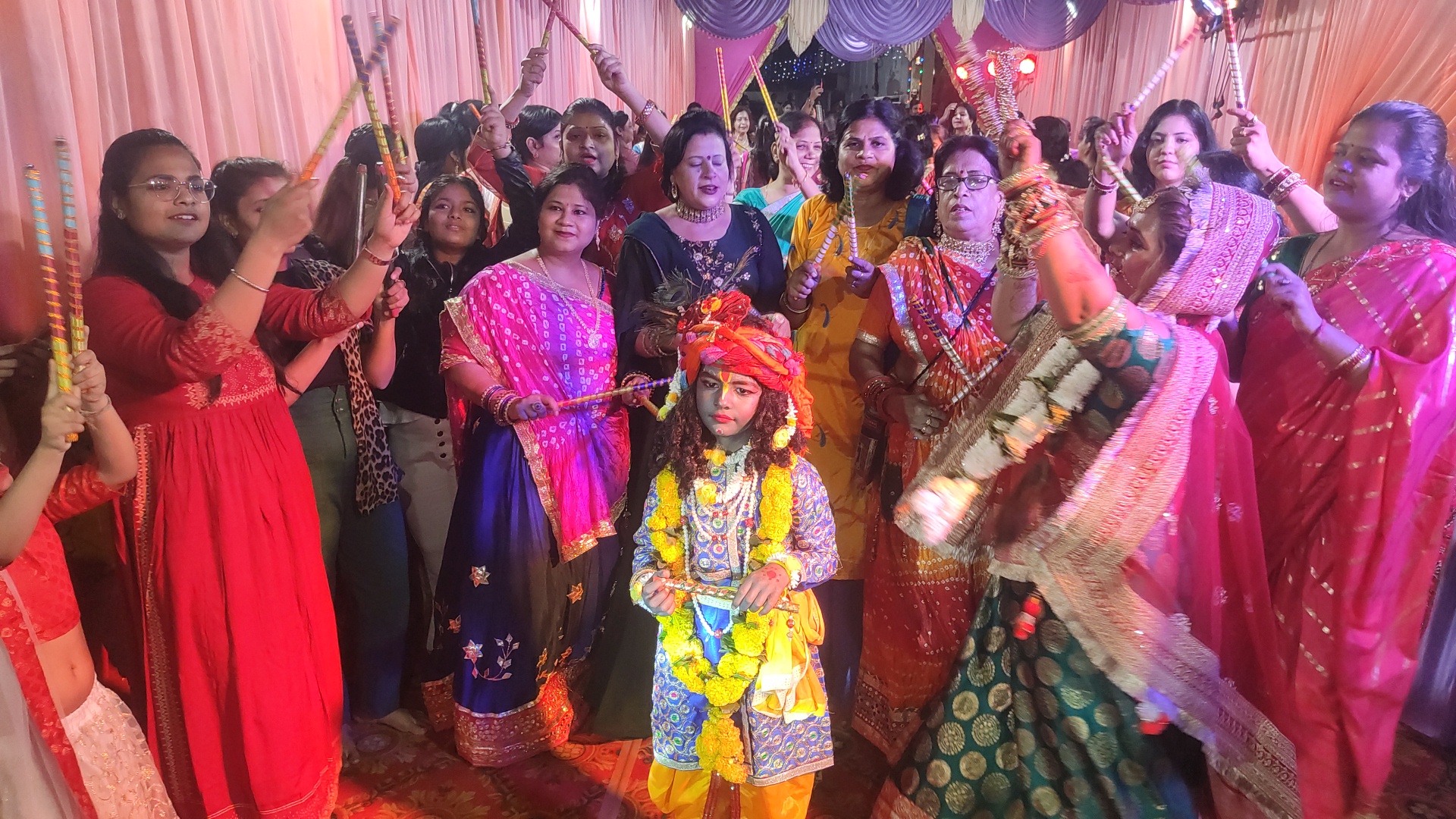 Dandiya Raas happened in Shree Jagannath Temple, devotees arrived in