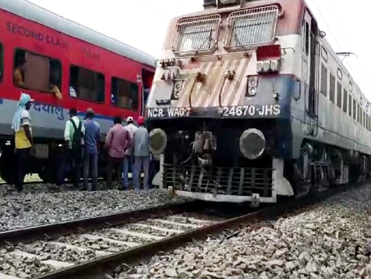 वैशाली सुपरफास्ट को पटरी ठीक कर सवा 10 बजे पास कराया।