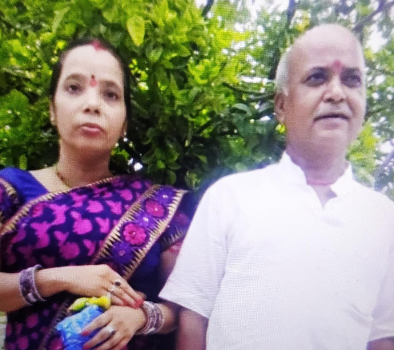 केदार लाल गुप्ता और उनकी पत्नी अनीता कुमारी की फाइल फोटो।