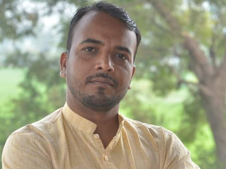 कांग्रेस नेता धर्मेंद्र शिंदे। - Dainik Bhaskar