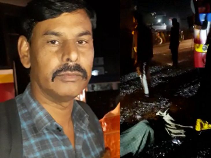 घायल भारत सिंह राठौर ने बताया कि वह इंदौर से बस में सवार हुआ था।