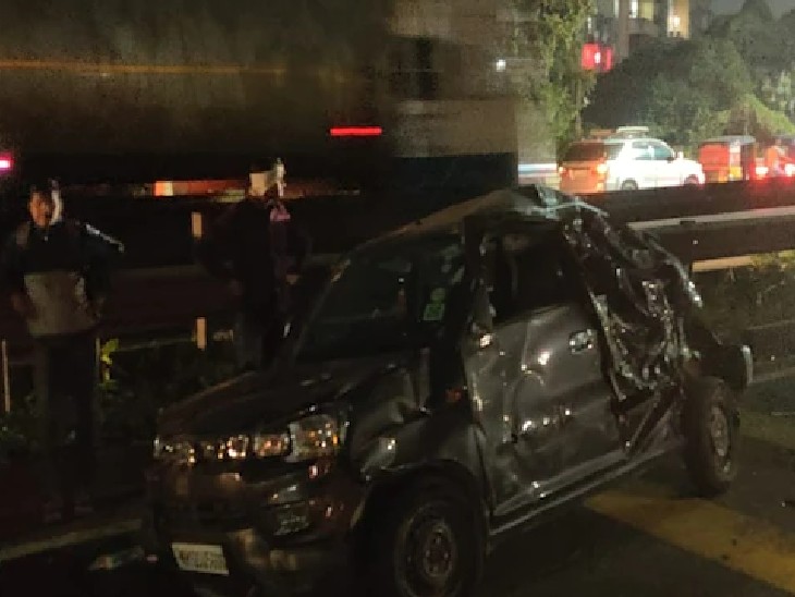 पुणे-बेंगलुरु हाईवे पर रात करीब 9 बजे तेज रफ्तार कंटनेर ने कई वाहनों को टक्कर मार दी।