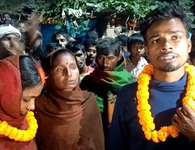 शादी के बाद एक्स बॉयफ्रेंड के साथ गई लड़की।