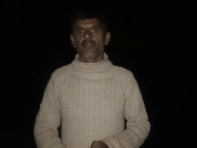 घटना की जानकारी प्रवासी बाबूराम को देती है।