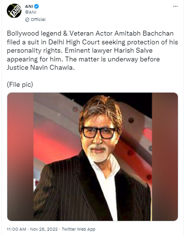 अब कोई भी अमिताभ बच्चन की नाम, आवाज और फोटो का अवैध इस्तमाल नहीं कर सकता है।