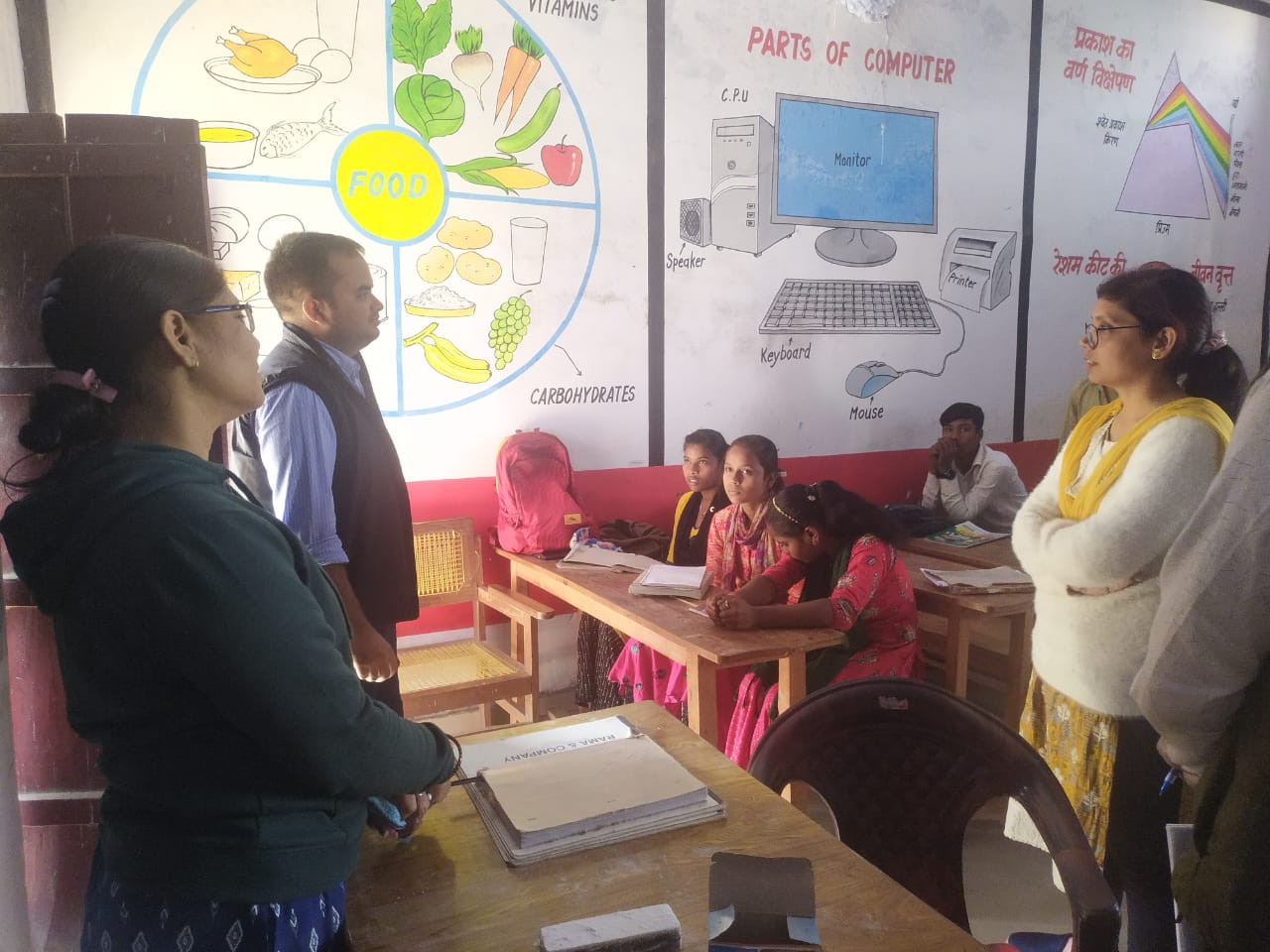 सीडीओ ने किया निरीक्षण।
