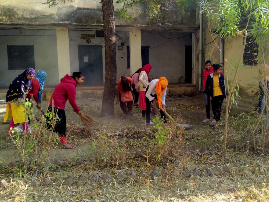 Cleanliness was done in the college campus, sports competitions were ...