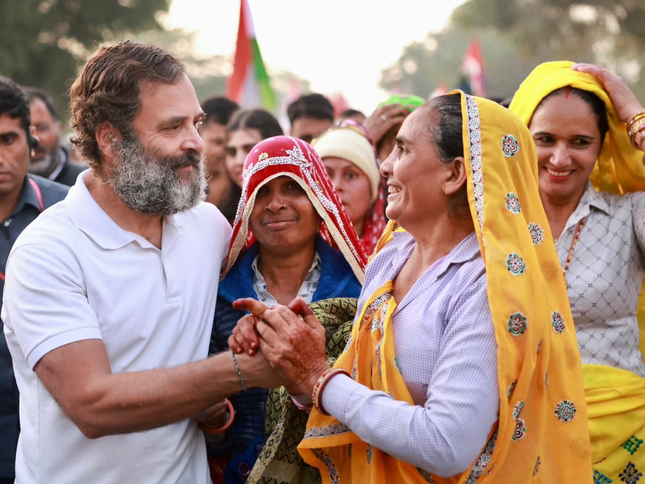 महिलाएं उमड़ीं, प्रियंका और उनकी बेटी मिराया भी चल रही हैं साथ | Rahul Gandhi Rajasthan Yatra LIVE Update; Priyanka Gandhi Miraya Vadra | Ashok Gehlot Sachin Pilot 16 eb036bdc 7eba 45c9 936f 616b07dbe893 1670816945