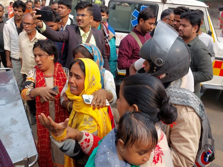 घटना के बाद परिजनों का रो-रोकर बुरा हाल ह।