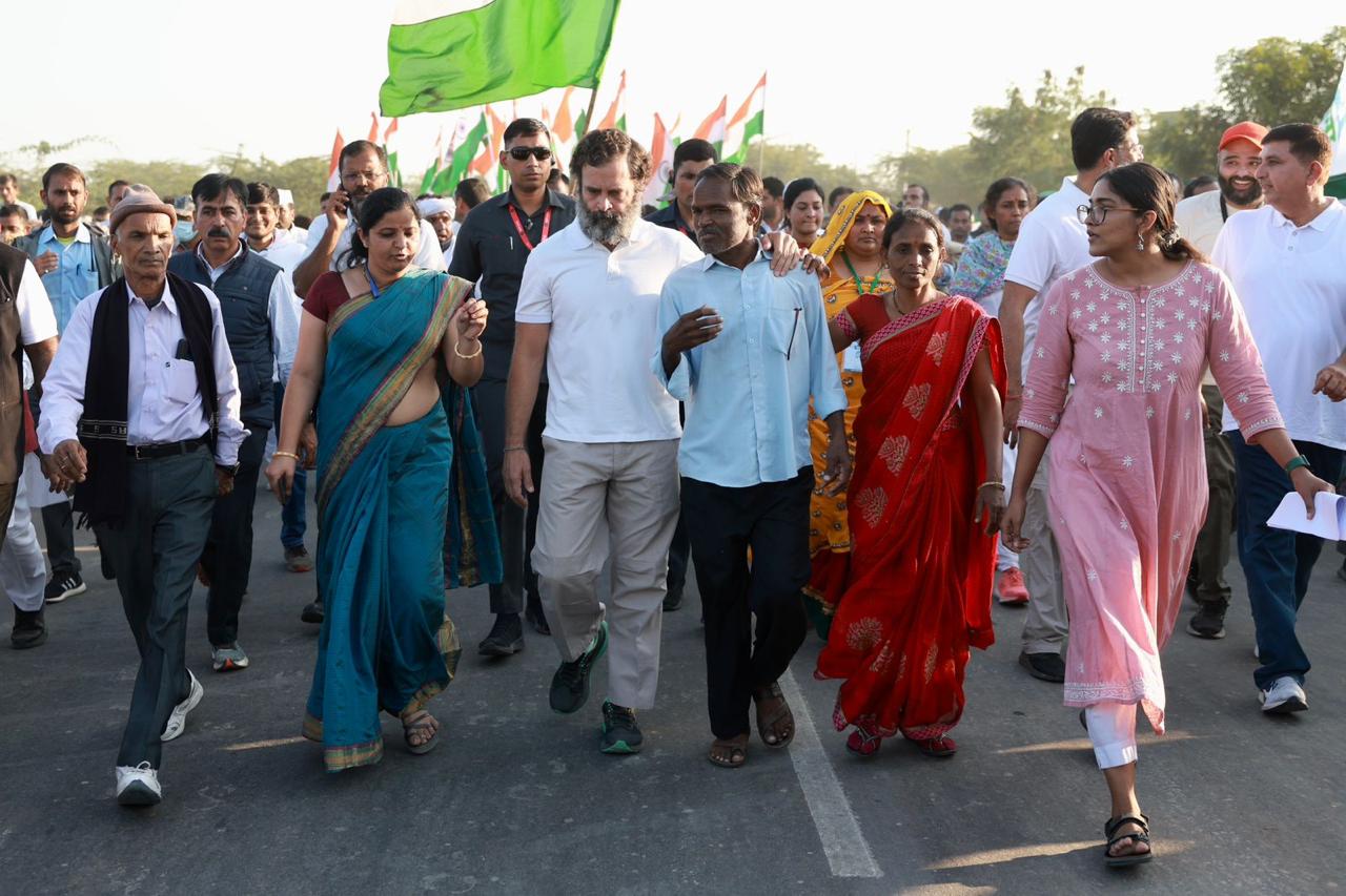 भारत जोड़ो यात्रा दौसा जिले में चल रही है। यात्रा पांच दिन तक दौसा जिले में ही रहेगी।