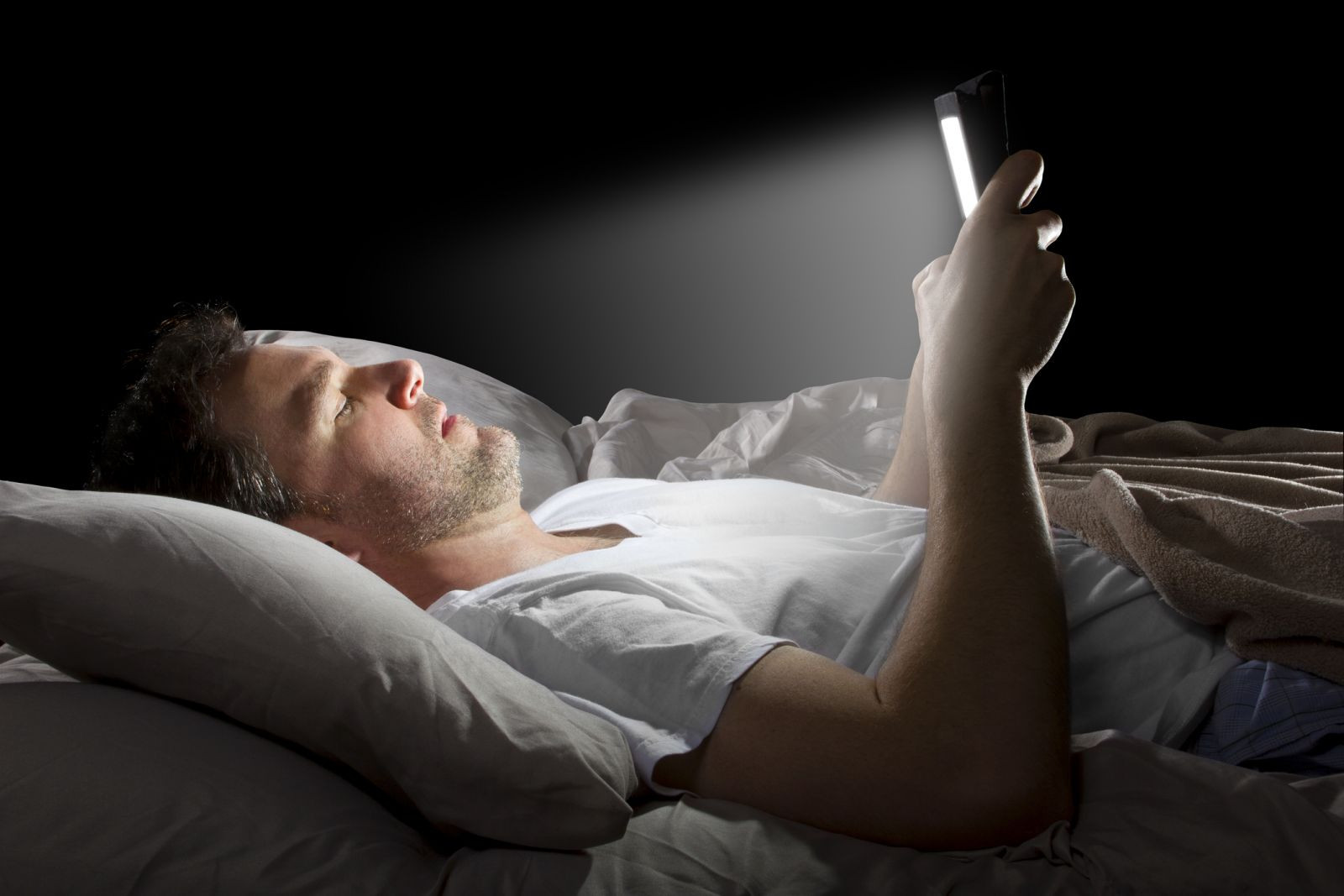 Put away all electronic devices before sleeping at night.  Exposure to light worsens sleep.
