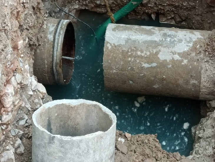 Contaminated water supply will be closed in the boundary wall 642