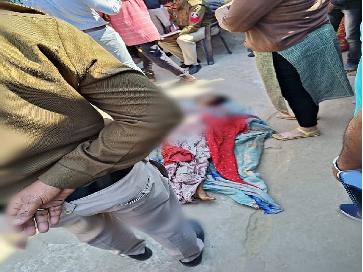 महिला के शरीर में जगह-जगह मिले चोट के निशान।