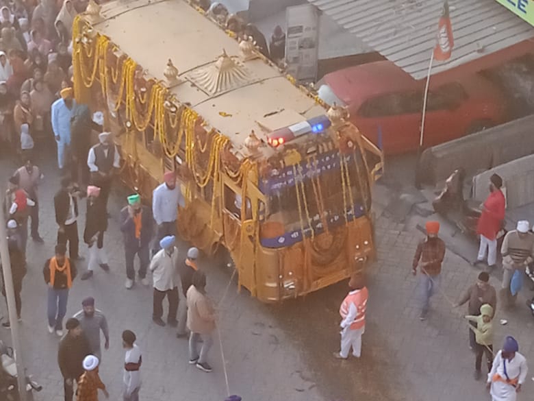 नगर कीर्तन निकाल मनाई 4 साहिब जादों के शहीदी दिवस।