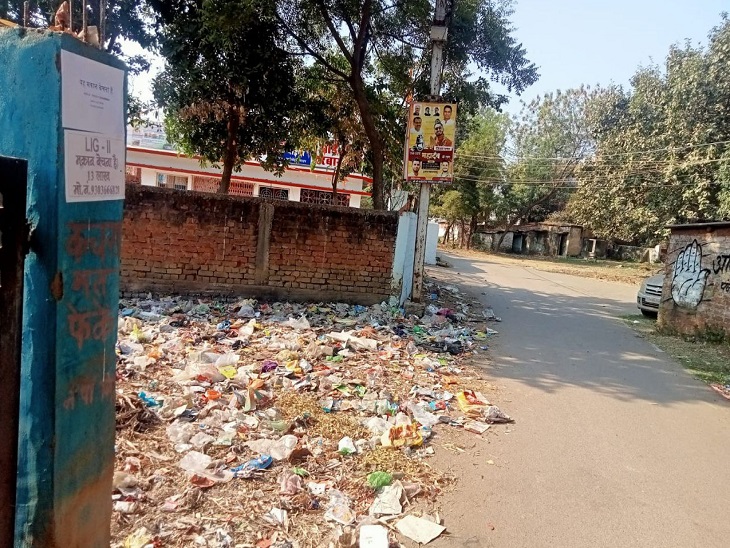साईं मंदिर हाउसिंग बोर्ड कैलाश नगर की सफाई व्यवस्था चरमराई