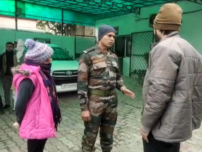 Soldier complains in SSP office, training of soldiers is being done in