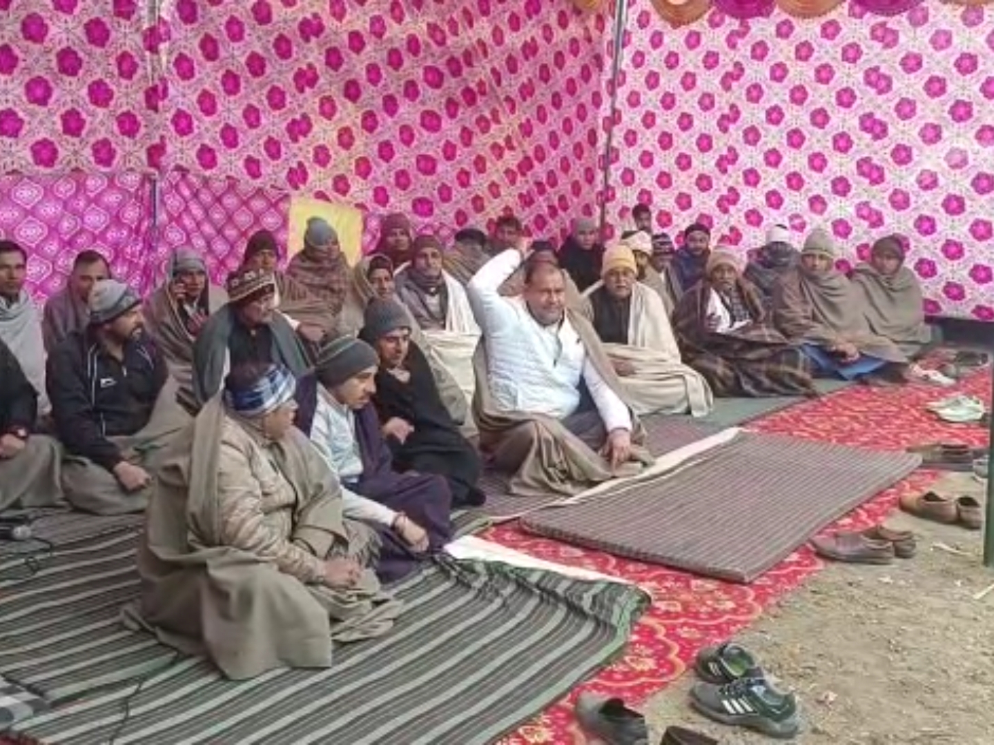 Yamunanagar Saraswati Sugar Mill Farmer Dharna यमुनानगर की सरस्वती