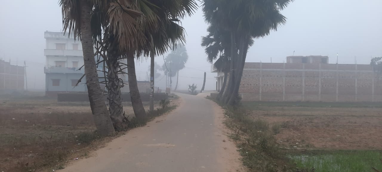 नालंदा में भी ठंडी हवाओं के चलते तापमान में गिरावट देखने को मिली।