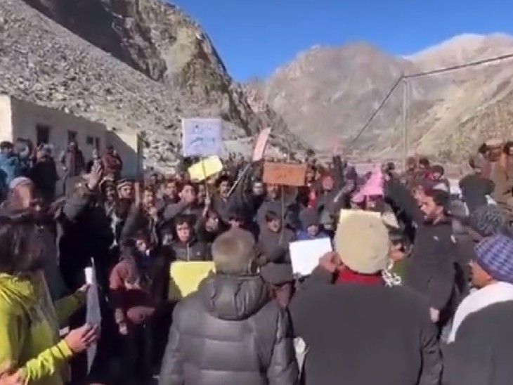 The protesters say that the army may shoot us, but we will not give up our land.