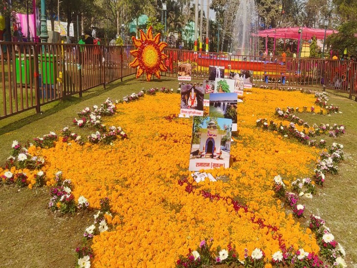 राम वन गमन पथ की बनाई गई आकर्षक प्रदर्शनी