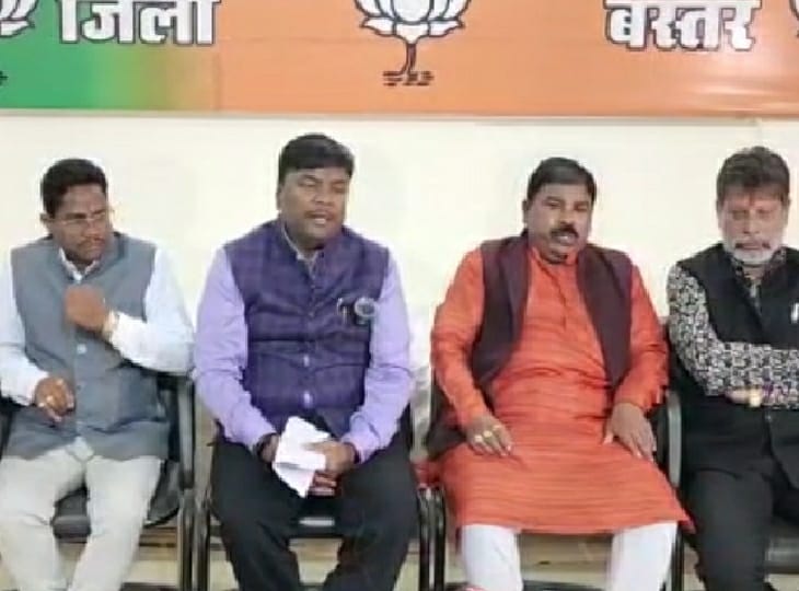केदार कश्यप ने जगदलपुर में प्रेस वार्ता ली। - Dainik Bhaskar
