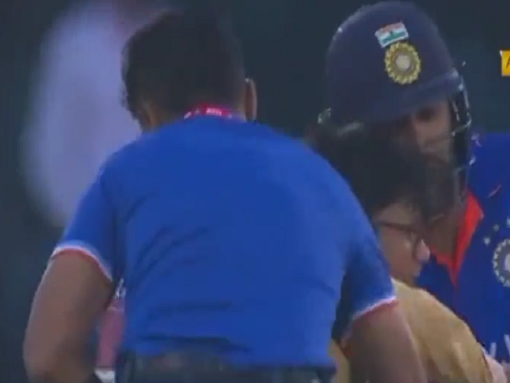 रायपुर के मैच के दौरान हुई घटना