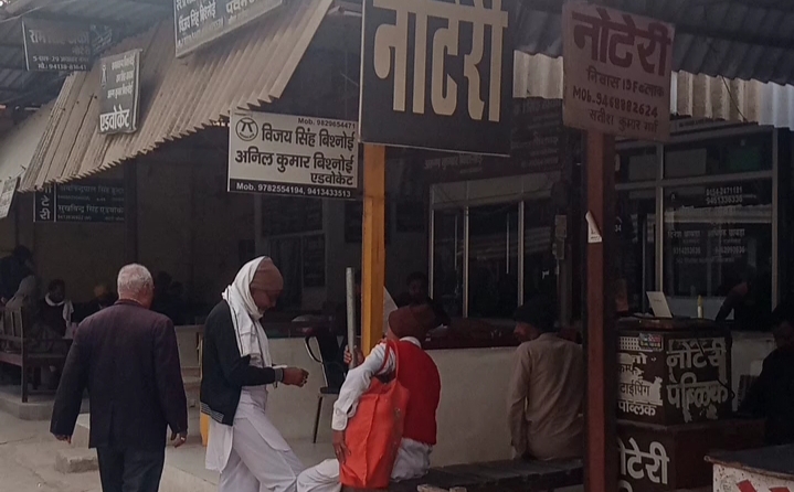 श्रीगंगानगर में एडवोकेट्स के चैंबर।