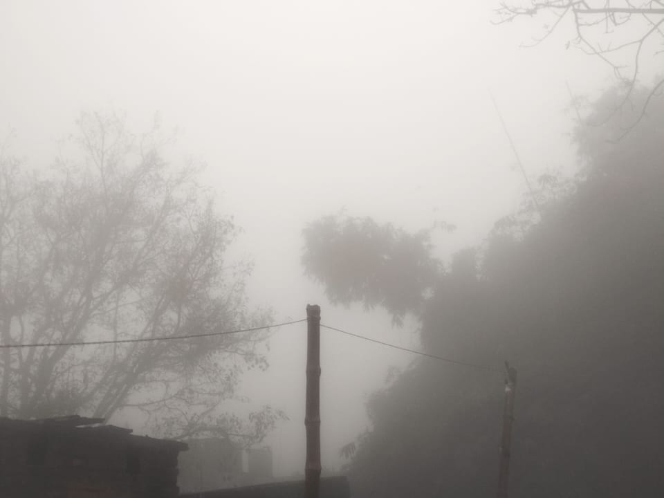 कोहरा भी अब कम हो रहा है।