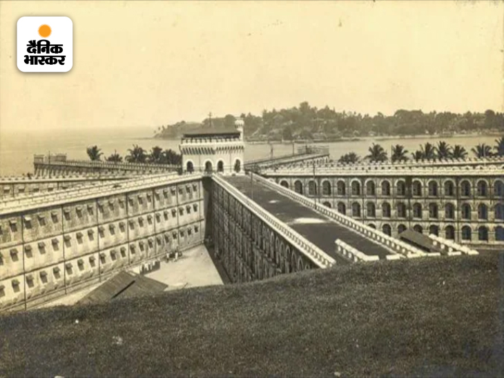 Gandhi 6.5, Nehru 9, Savarkar remained in jail for 15 years; India showed the mirror after 170 years. Englishmen singing Vande Mataram also became prisoners, JP hung 17 feet high wall with the help of 56 dhotis 1 Andaman's Cellular Jail was built by the prisoners living there with their own hands.