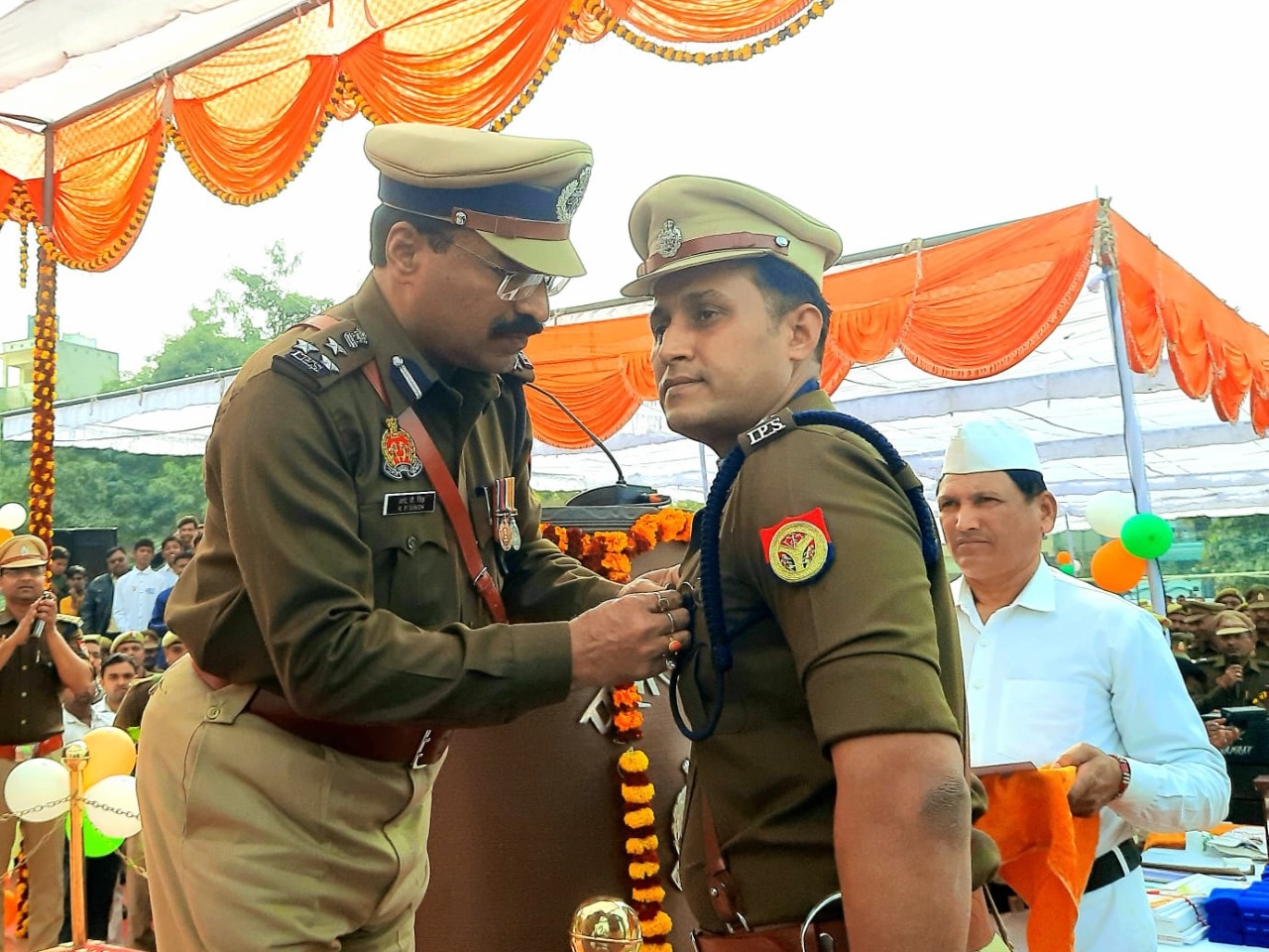 Soldiers were honored for commendable work, service medals were also given