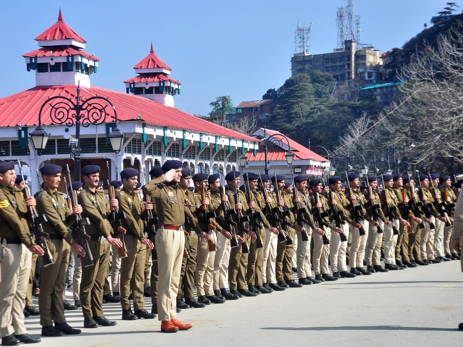 Shimla Rnc Shimla : Republic Day, Ridge ground, Governor Rajendra Vishwanath ...