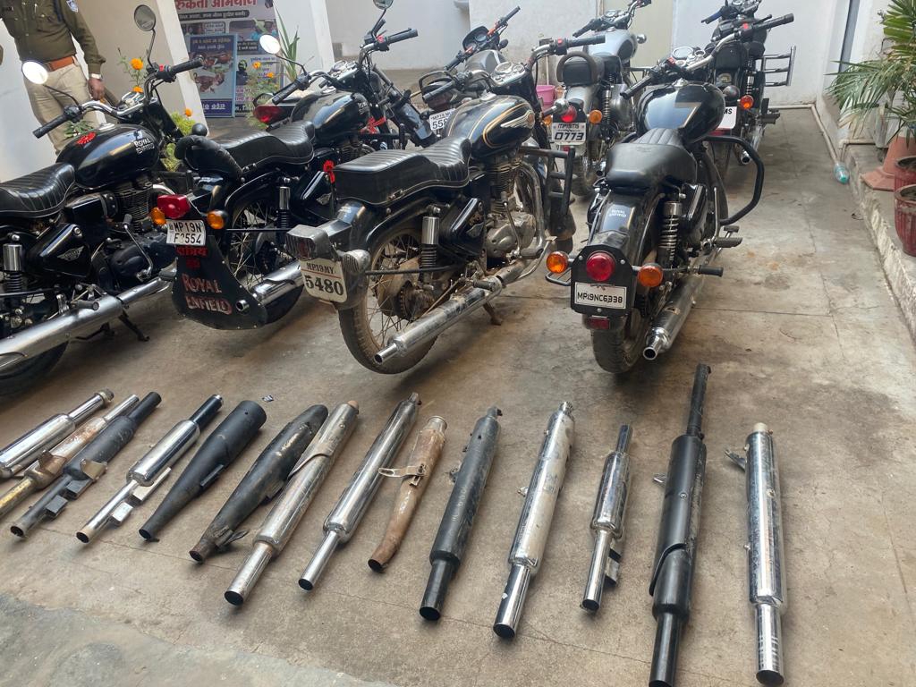 People used to get scared by loud noise, police removed silencers from