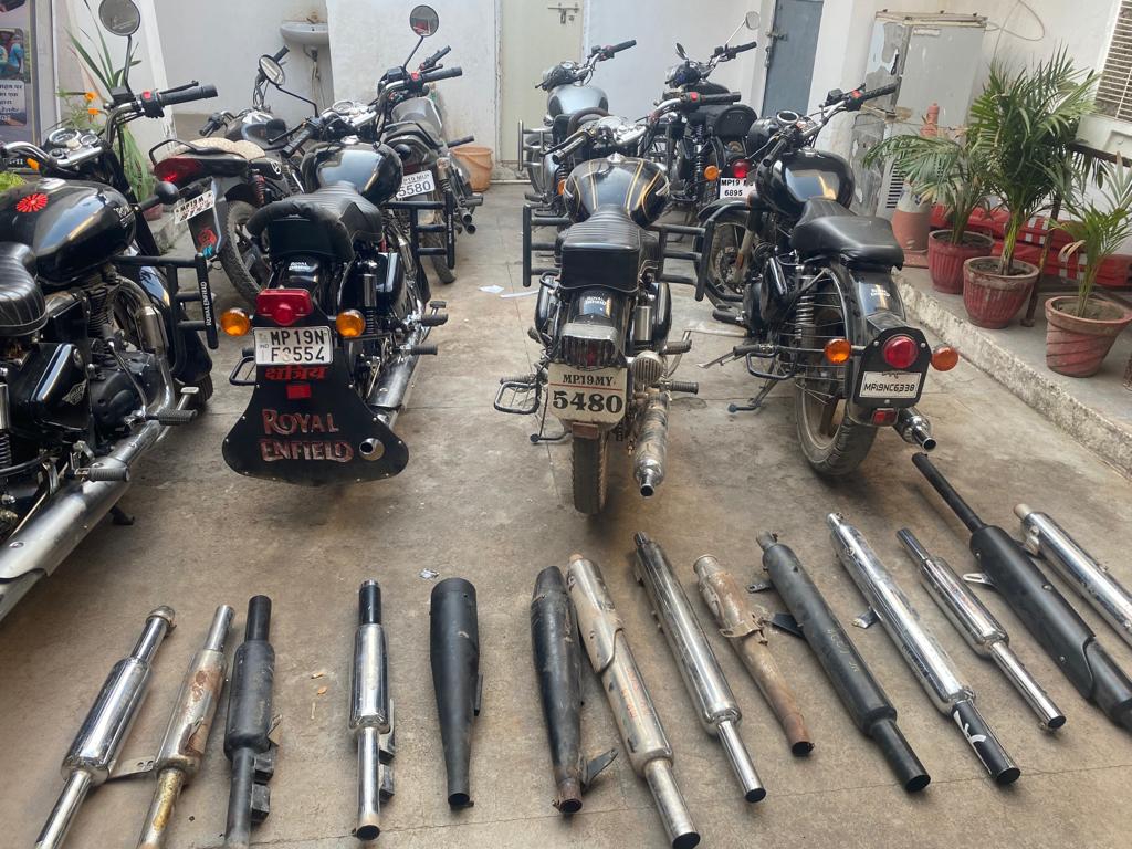 People used to get scared by loud noise, police removed silencers from