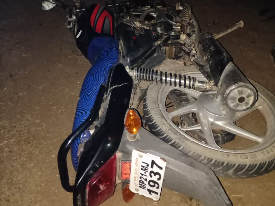A speeding truck overturned after hitting three youths riding a bike ...