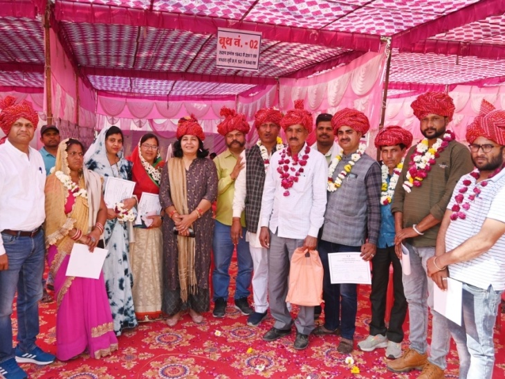 देई नैनवां क्रय विक्रय सहकारी समिति देई में रविवार को समिति संचालक मण्डल के अध्यक्ष और उपाध्यक्ष निर्विरोध निर्वाचित हुए। - Dainik Bhaskar