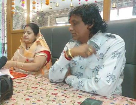 पाली में प्रेस कांफ्रेस को संबोधित करते सभापति रेखा भाटी।