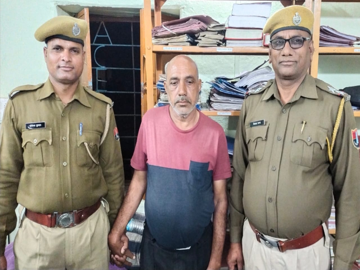 पुलिसे ने आरोपी को 6 घंटे में ही पकड़ लिया। - Dainik Bhaskar