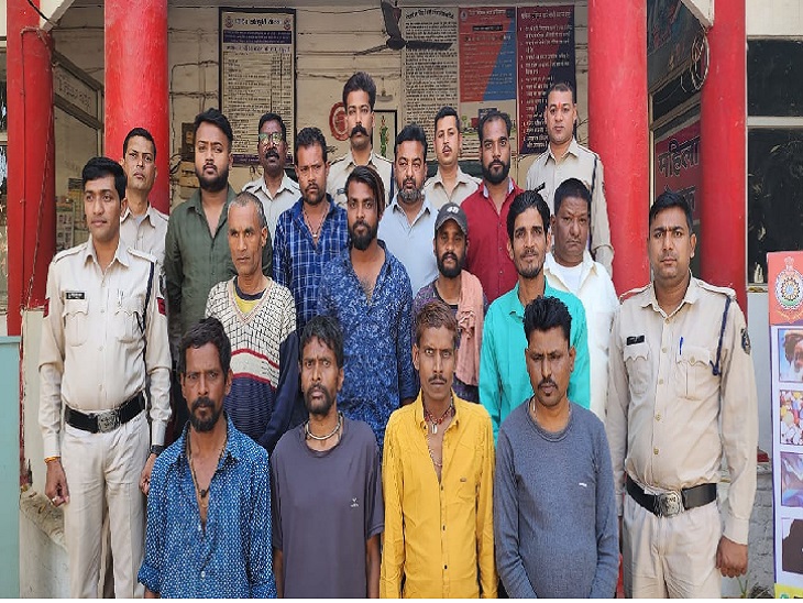 शहर के साथ ही ग्रामीण क्षेत्र में बदमाशों को पकड़ने चलाया अभियान।